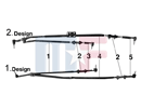 Spurstange mittig (# 4) 4WD 1st Design Ram