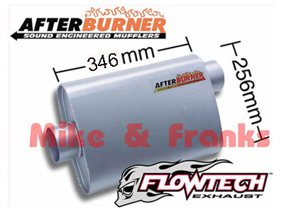 50330 Flowtech Afterburner silencieux 3\" (76,2mm)