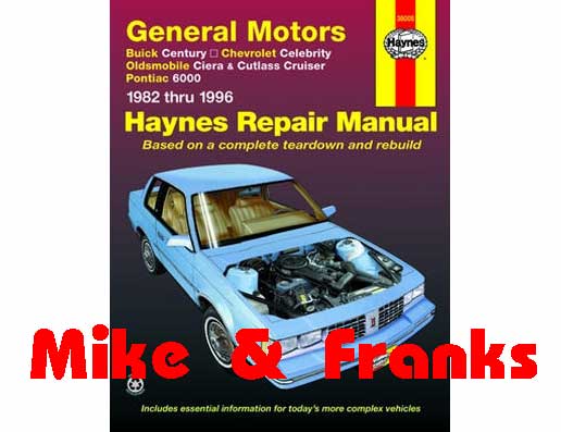 Repair manual 38005 Celebrity 1982-96