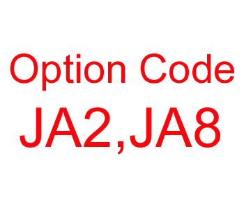 avec Option Code JA2 ou JA8