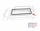Rear Window Gasket Chevrolet/GMC Pickup C/R/K/V 73-87 Standard