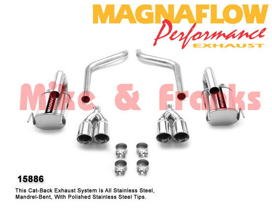 15886 Magnaflow Corvette C6 US-Model Stainless Steel Exhaust