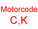 Code moteur C ou K