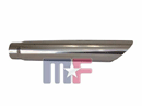 Stainless Steel Tip 2.5" IN, 3" (76.2mm) OUT 457mm length