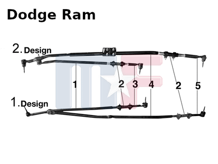 Spurstangenkopf Ram 4WD 03/06-08 1st Design* & Wrangler 07-18