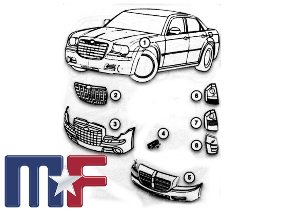 Seitenleuchte links Chrysler 300C 05-10