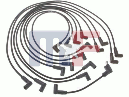Marine Zündkabelsatz Universal V8 Male/90°