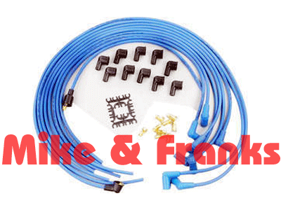 3009B blaue 7mm Zündkabel Satz Kupferkern 90° Kerzenstecker