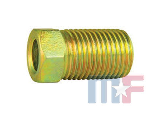Überwurfmutter 1/4" Rohr lang 7/16-24 inverted flare Gewinde