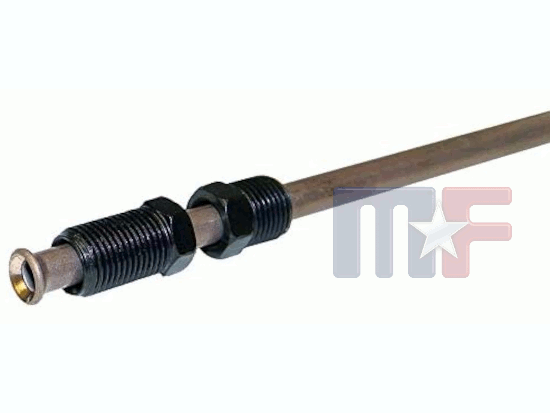 Bremsleitung Ø 1/4" X 60" (1524mm) SAE Inverted Flare NiCopp