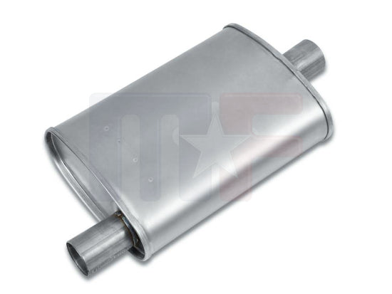 Eco Plus - EP1911 Turbo Style Muffler 3-Kammer Schalldämpfer 2.5" (off/cen)