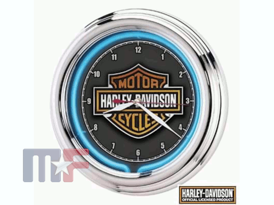 Neon Uhr Harley Davidson 12"