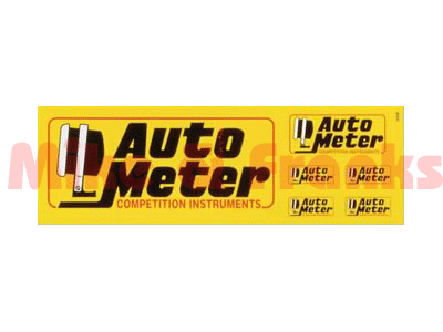 Auto Meter Aufkleber Sortiment