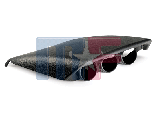 10050 Instrumentenhalter schwarz 3x 52mm Mustang 05-09