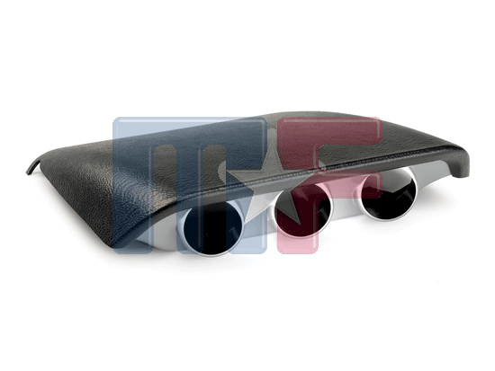 10051 Instrumentenhalter silber 3x 52mm Mustang 05-09