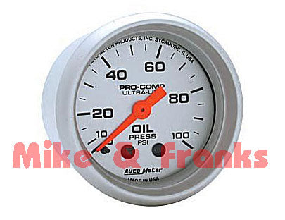4321 Öldruckanzeige 0-100 PSI 52mm