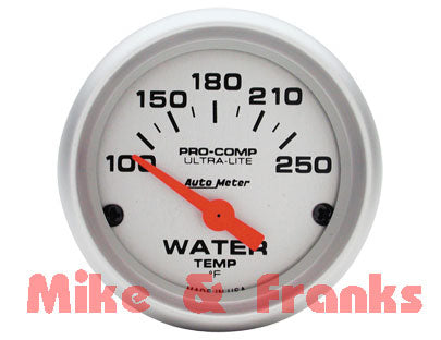 4337 Kühlwassertemperaturanzeige 100-250°F 52mm