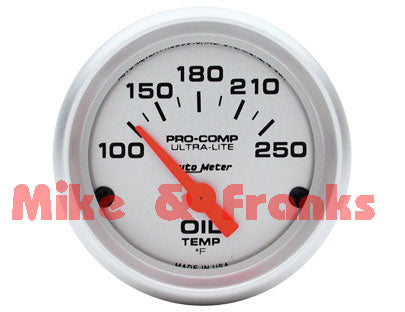 4347 Motoröltemperaturanzeige 100-250°F 52mm