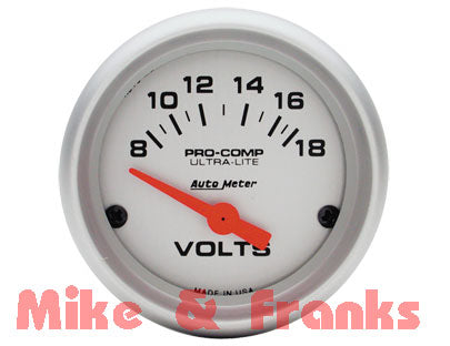4391 Voltmeter 8-18V 52mm
