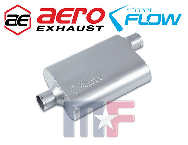 Allied Street Flow 2-Kammer Universal-Sportschalldämpfer 3"