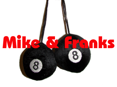 Fuzzy 8 Balls ´Dice´ 8-Ball (Paar)