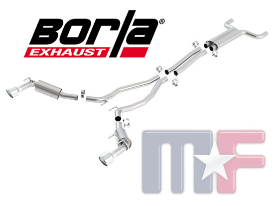 1014031 Borla Camaro Coupe 6,2L 2010-2013 Auspuff EU-legal