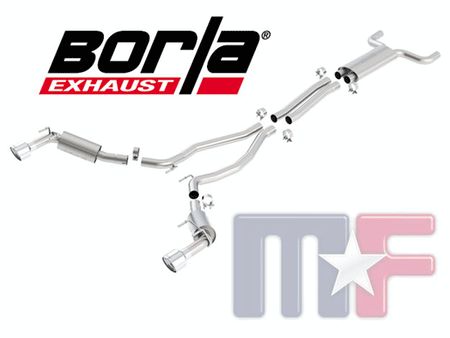 1014031 Borla Camaro Coupe 6,2L 2010-2013 Auspuff EU-legal