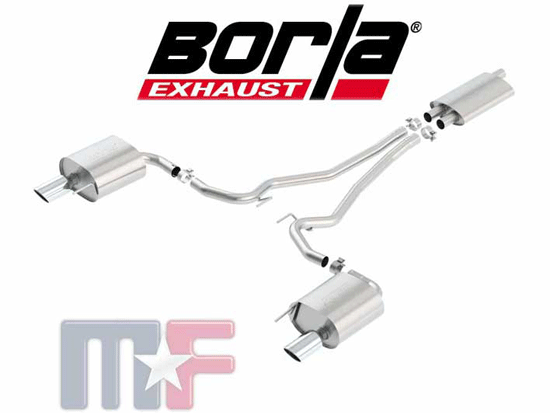 1014039 Borla Mustang 2,3L 2015-2017 Auspuff EU-legal