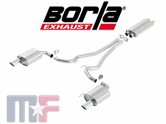 1014040 Borla Mustang GT 5,0L 2015-2017 Auspuff EU-legal