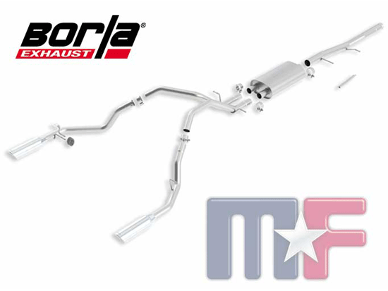 140340 Borla Sierra/Silverado 1500 CC/EC 4,8/5,3/6,0L 09-13