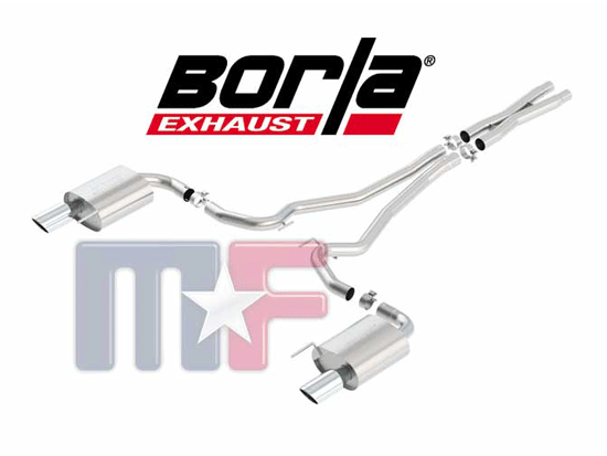140590 Borla S-Type Mustang GT 5,0L 2015-17 Auspuff