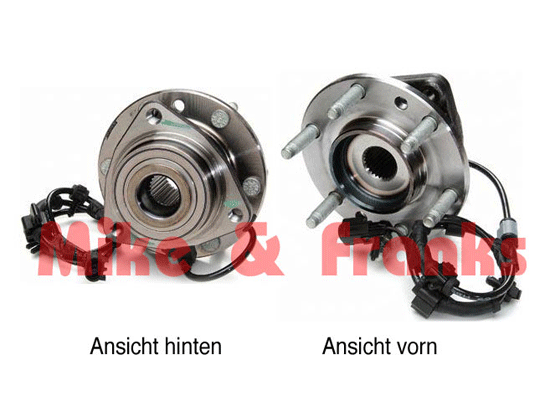Radlager mit Radnabe und ABS Sensor, vorn