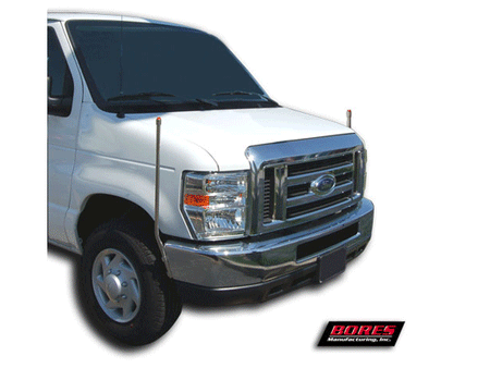 Bores LED Bumper Guides Ford Full Size Van 92-14