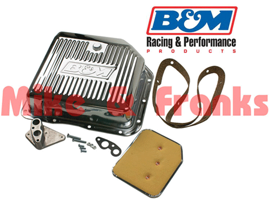 B&M 30289 tiefe Getriebeölwanne Chrom GM TH350 68-79