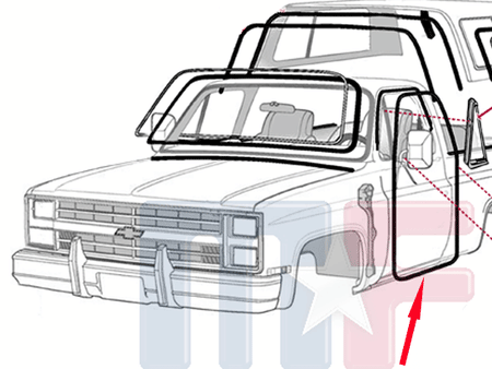Türdichtung Chevrolet/GMC Blazer/Jimmy 73-91
