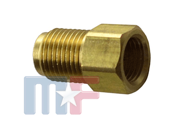 Adapter 1/4" Rohr (7/16"-24) auf 3/8"-24 Gewinde (3/16" Rohr)