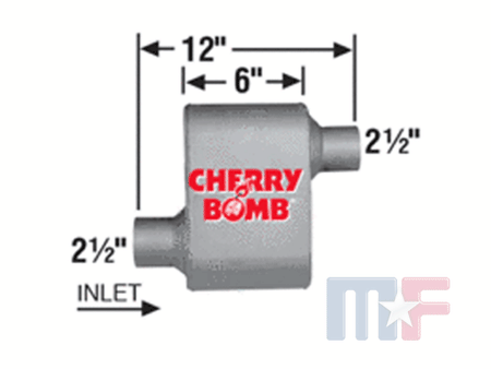Cherry Bomb Extreme Schalldämpfer 2.5" (63.5mm)
