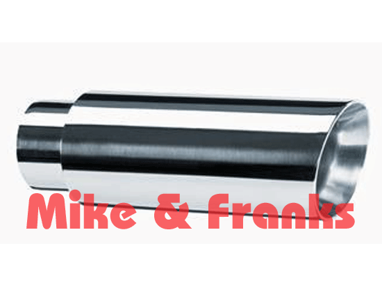 30013C Endrohr 3" (76,2mm) IN 4" (101,6mm) OUT 203mm Länge