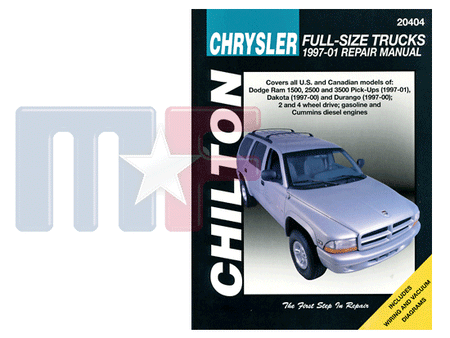 Chilton Reparaturanleitung 20404 Dodge Trucks 1997-2001*