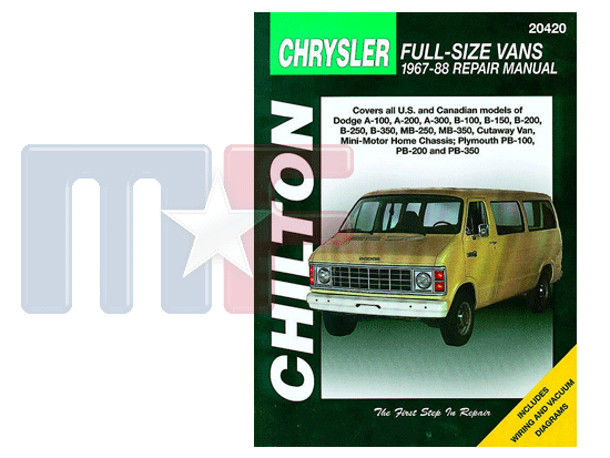 Chilton Reparaturanleitung 20420 Dodge Vans 1967-1988