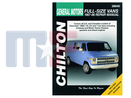 Chilton Reparaturanleitung 28640 GM Full Size Vans 1967-1986