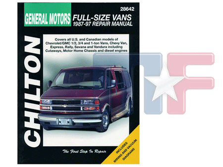 Chilton Reparaturanleitung 28642 GM Full Size Vans 1987-1997