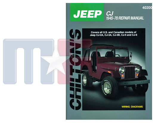 Chilton Reparaturanleitung 40200 Jeep CJ-Serie 1945-1970