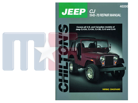 Chilton Reparaturanleitung 40200 Jeep CJ-Serie 1945-1970