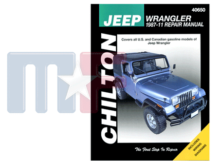 Chilton Reparaturanleitung 40650 Jeep Wrangler 1987-1995
