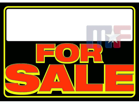 For Sale Sign (Plastic) DIN A4