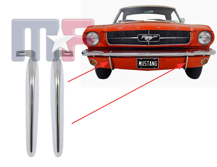 Stoßstangenhörner vorn Ford Mustang Bj.64-66