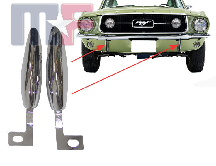 Stoßstangenhörner vorn Ford Mustang Bj.67-68