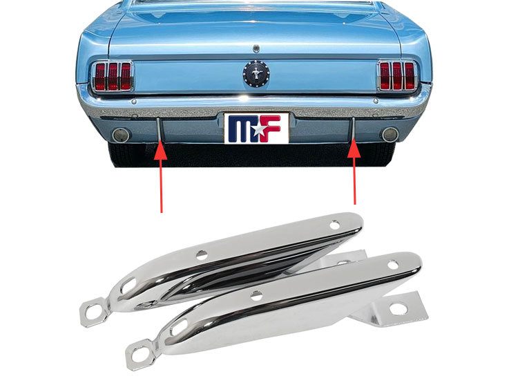Stoßstangenhörner hinten Ford Mustang Bj.67-68