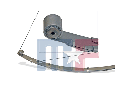 °Blattfedern hinten 64-73 Mustang HD 5-Lagen